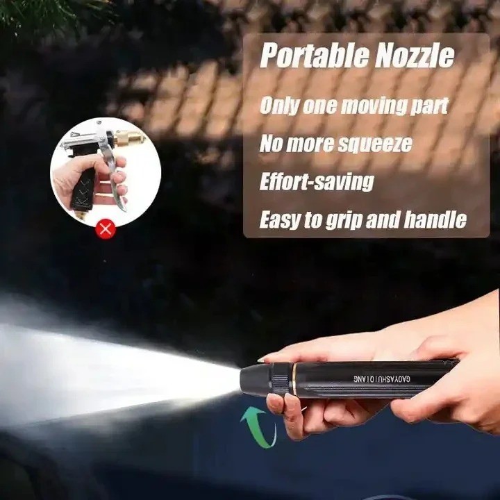 High Pressure Car Wash Water Gun Spray Nozzle Portable Washer for Auto