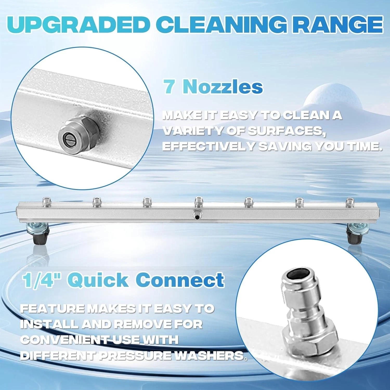 Heavy-Duty 24-Inch Pressure Washer Attachment for RVs and Vehicles – 4000 PSI
