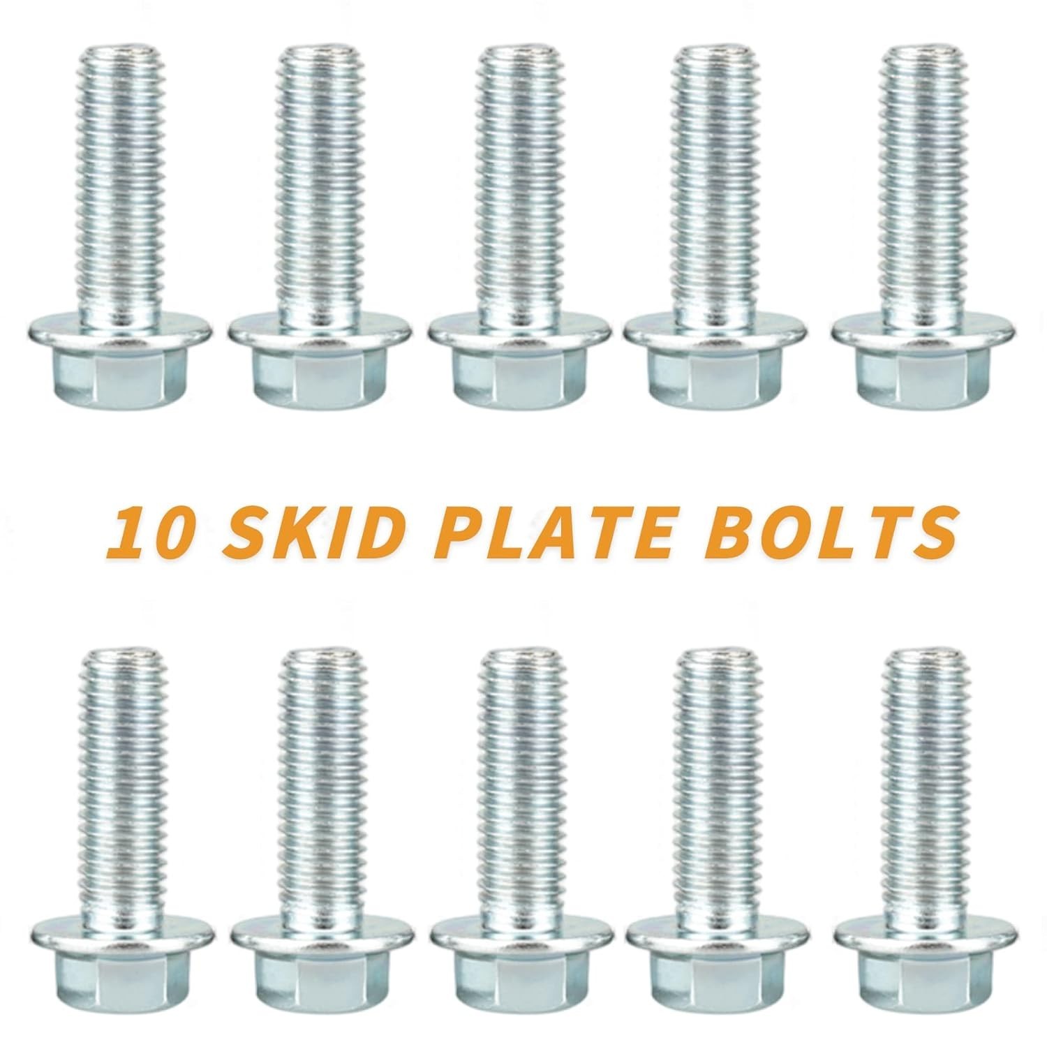Complete UTV Skid Plate Repair 20-Piece Kit – Compatible with Polaris RZR Series