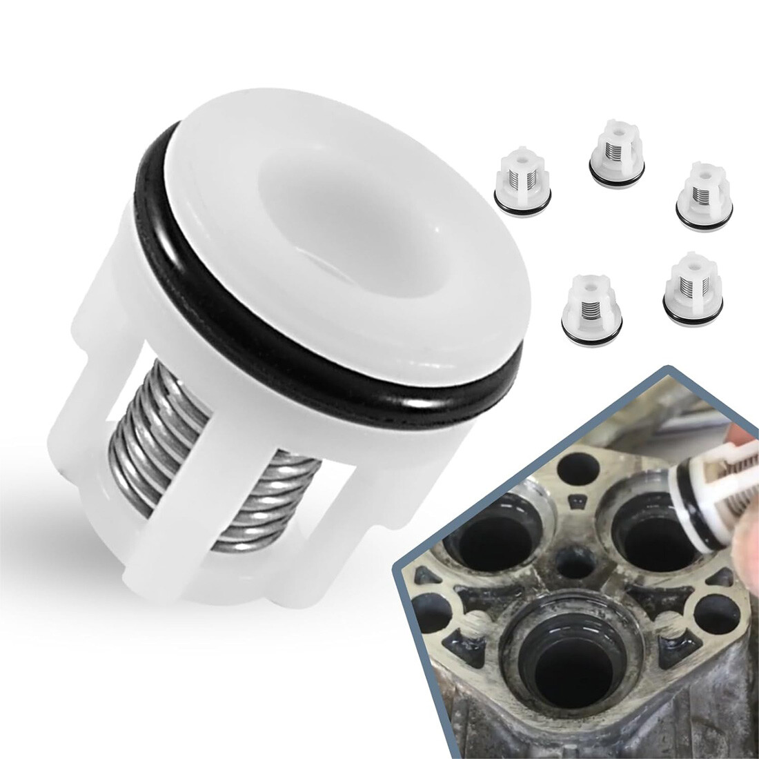 For Annovi Reverberi Check Valve Kit AR2233 Pressure Washer Pump RMV RMW Series