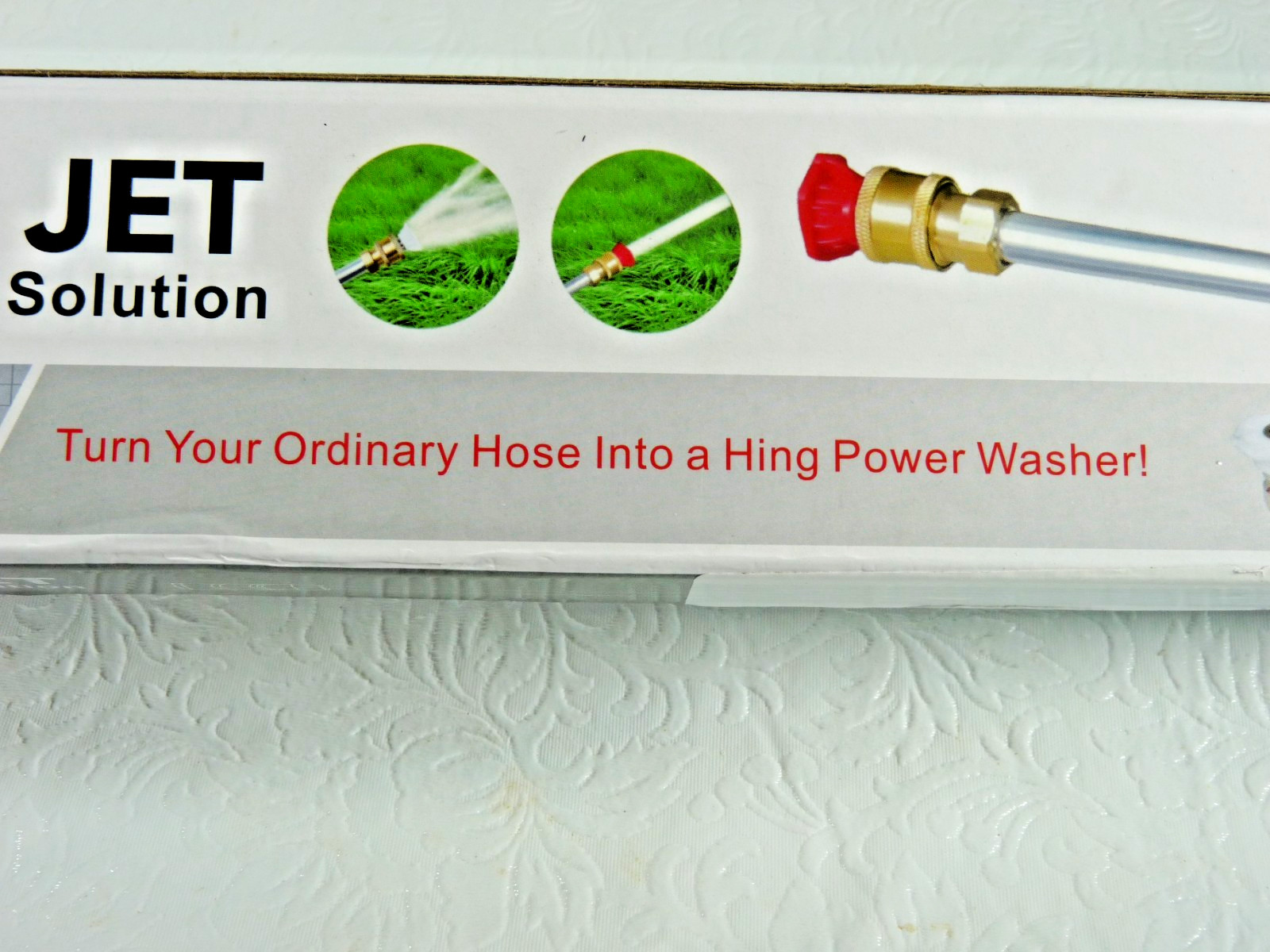 Hydro Jet Cleaning Solution Power Washer Wand, High Pressure Wand 2 Nozzle NIB