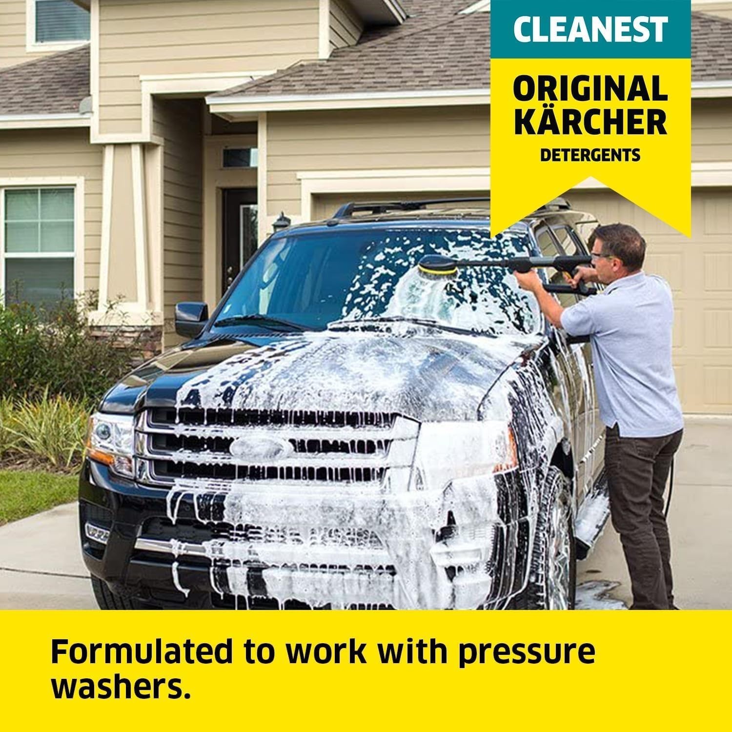 Karcher Car Wash & Wax Soap for Pressure Washers Up to 5 Gallons