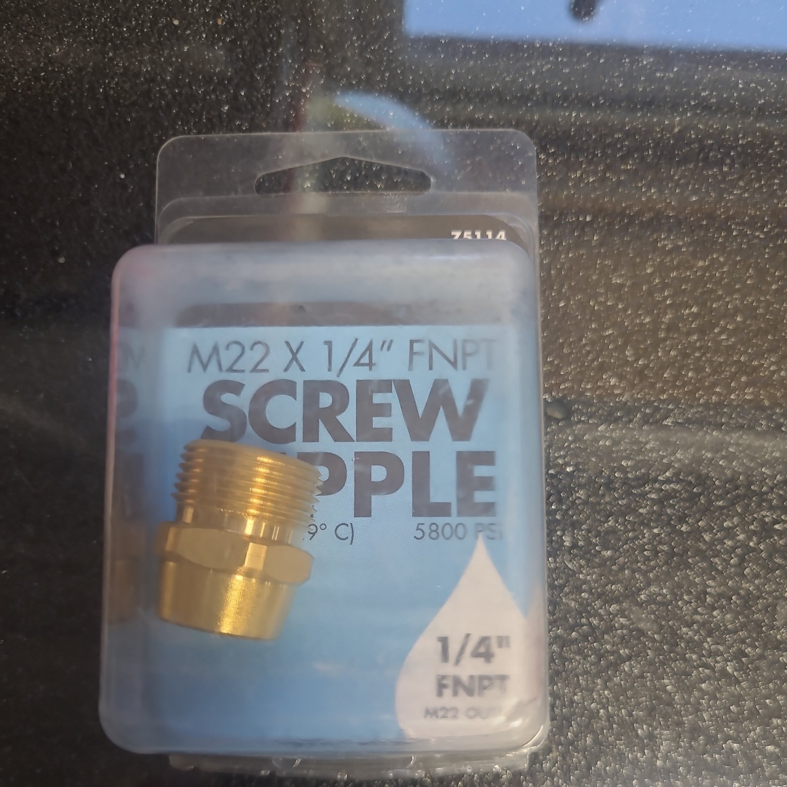 Forney 75114 Pressure Washer Accessories Female Screw Nipple M22M X 1/4″ FNPT