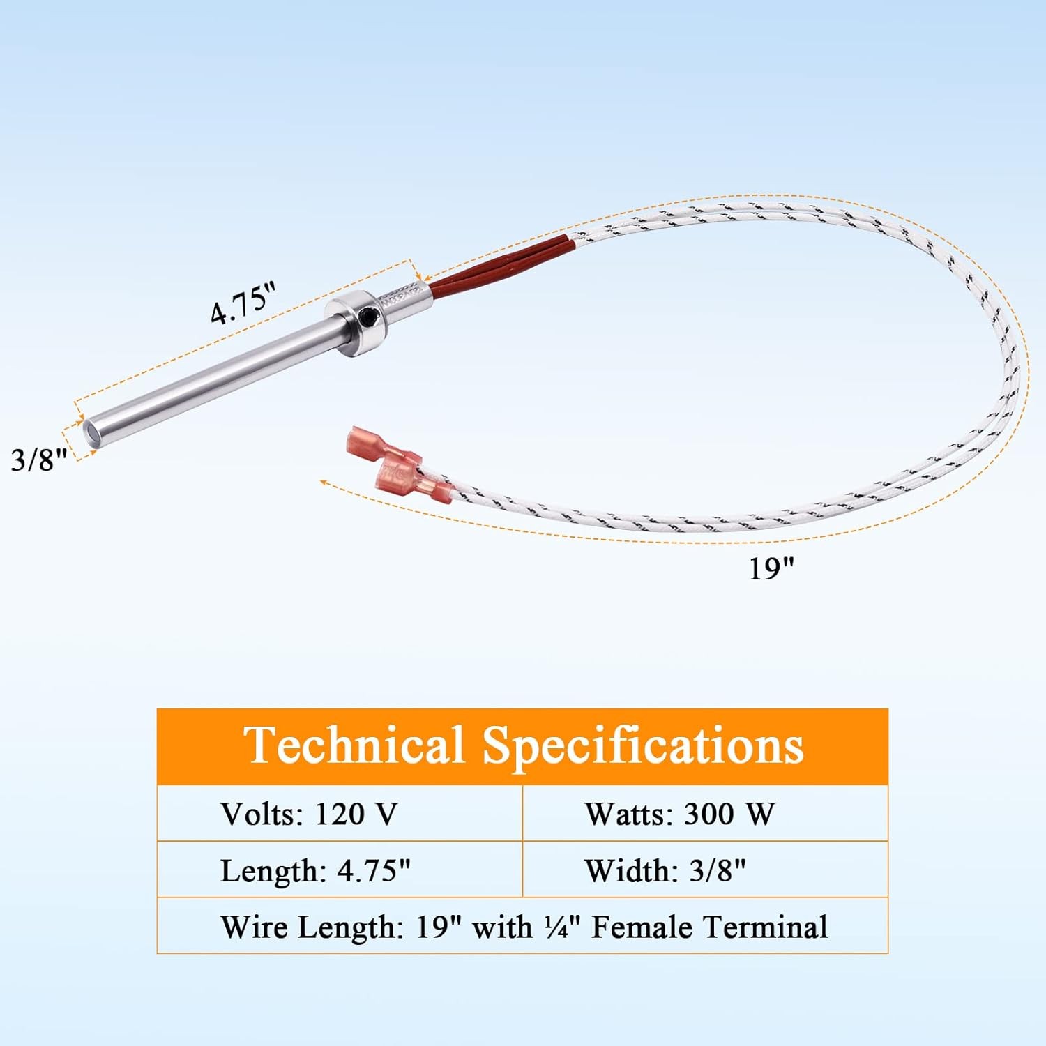 Criditpid Replacement PU-CHA Igniter for Englander 25-PDVC, 55-SHP10, 25-PDV…