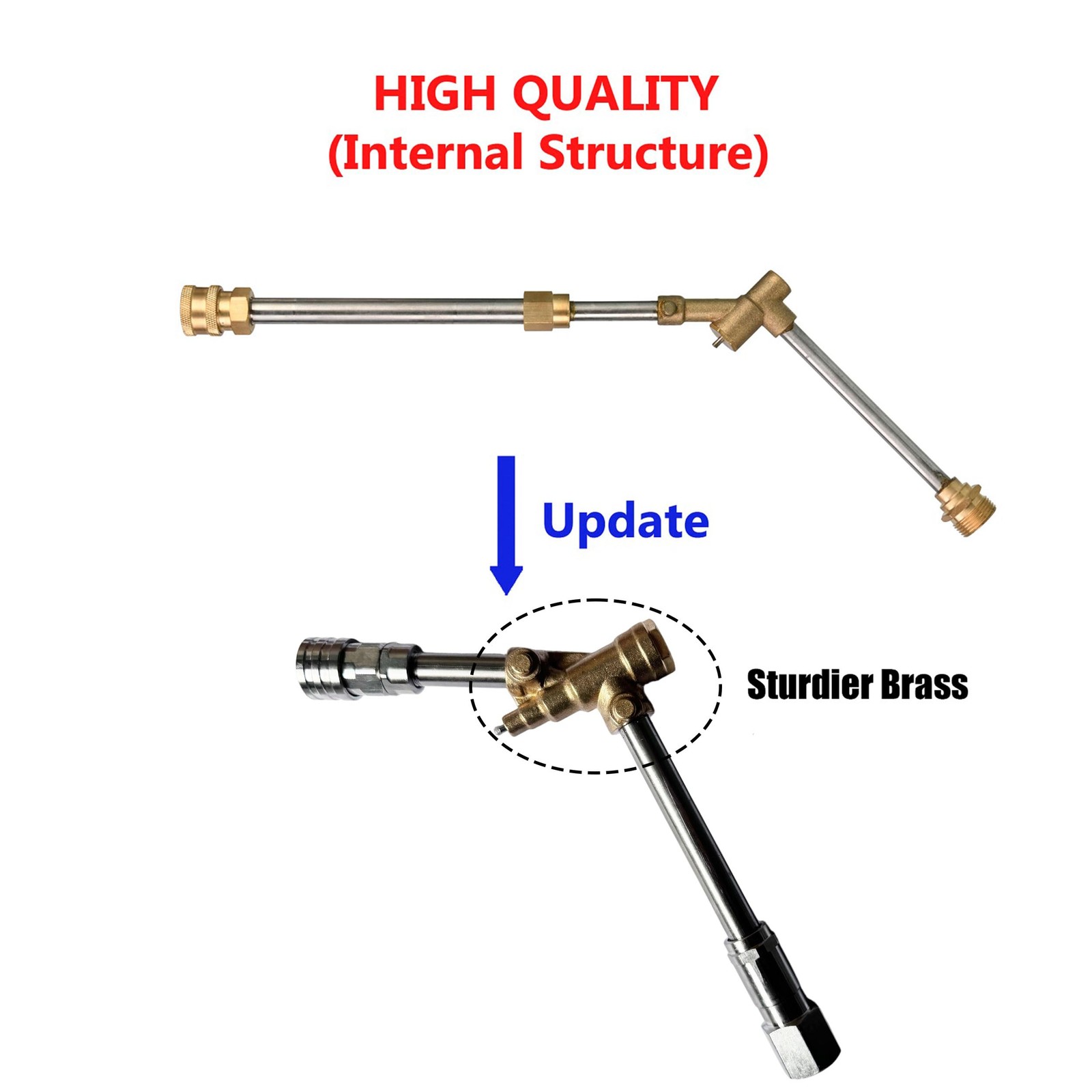 Pressure Washer Gun 5000 PSI, 1/4” Quick Connector