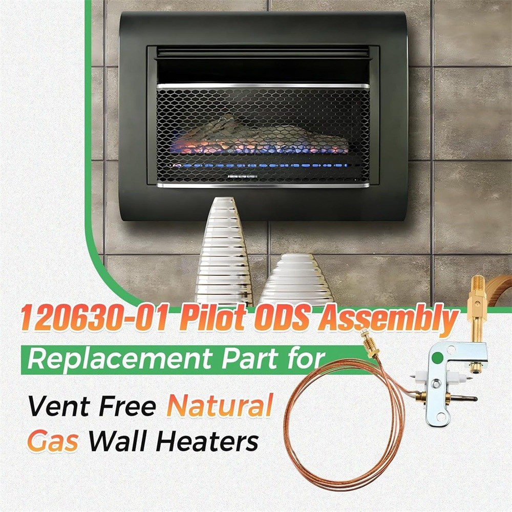 120630-01 Natural Gas Pilot ODS Assembly Fits for Vent Free Wall Heaters