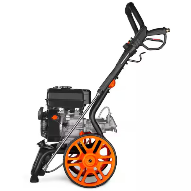 3400 PSI Gas Cold Water Pressure Washer W/ 223cc Engine 2.7 GPM Flow Rate