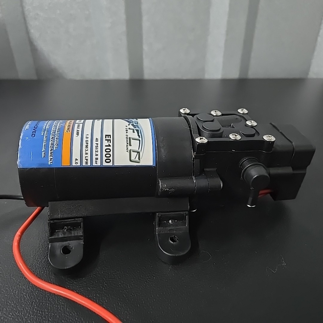Everflo 1.0 GPM, 12V, Max 40 PSI Diaphragm Pump EF1000, EF1000-BOX, EF1000BOX