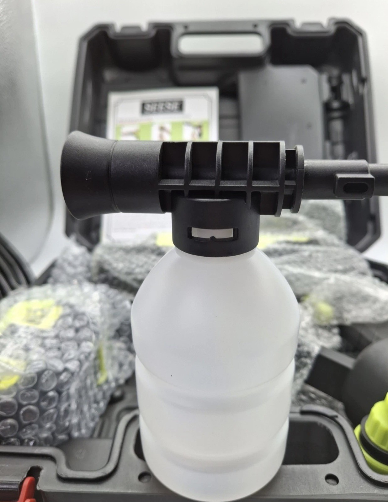 SEESE 800 PSI Water Pressure Washer Cordless Portable Pressurized Hose Car Wash