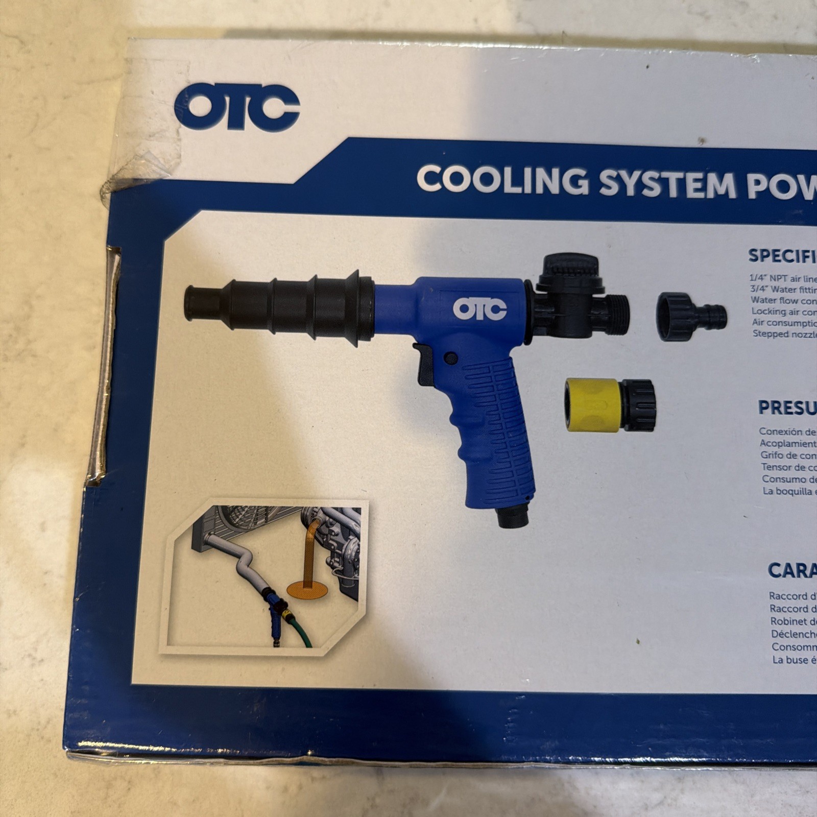 OTC 6043 Cooling System Power Flush Gun Blast Vac Multipurpose Cleaning Tool New