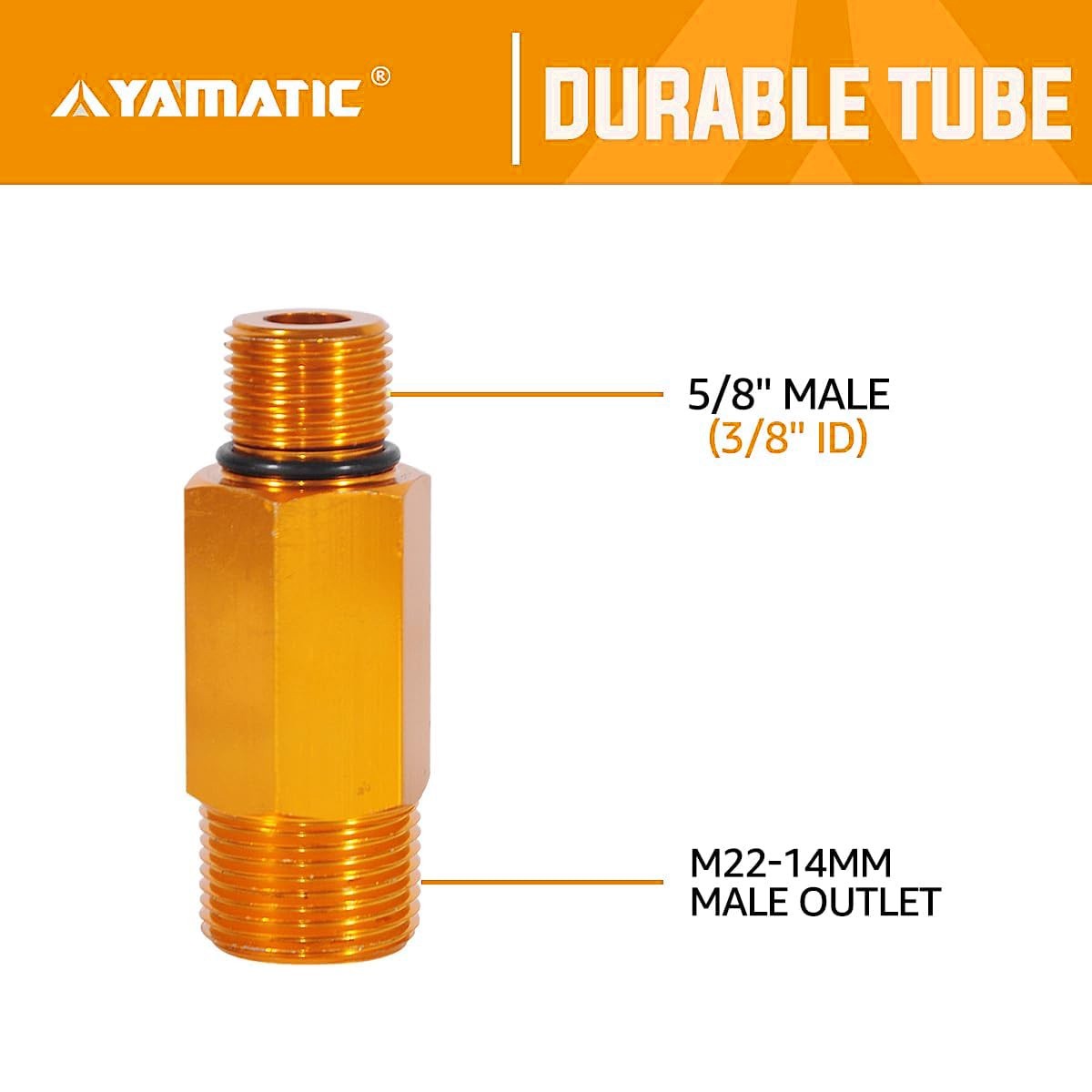 YAMATIC Pressure Washer Parts for 190589GS 190634GS 201497GS,Gold