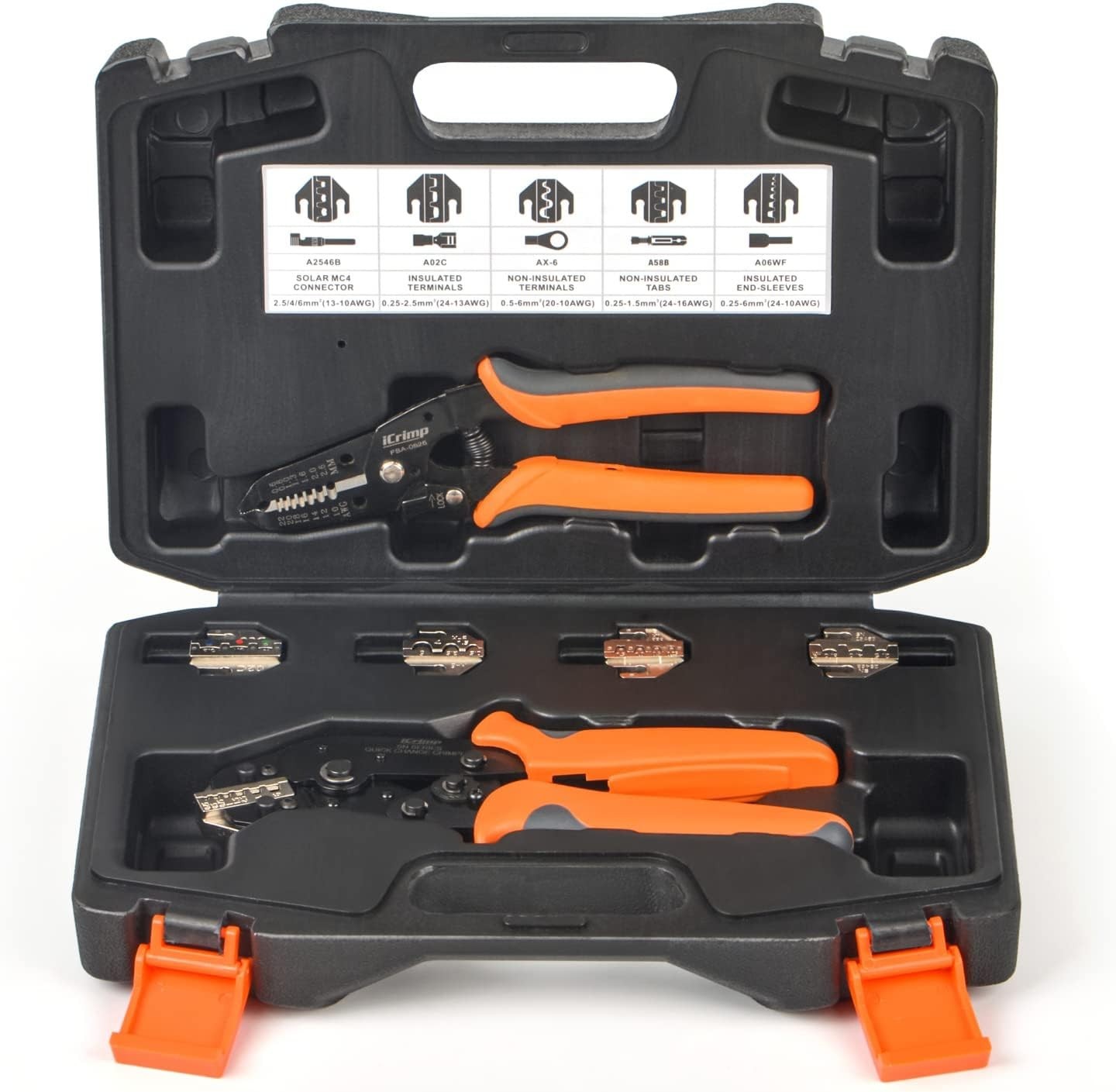 iCrimp Quick Change Ratcheting Crimper Tool Kit, Automotive Service Kit, for …