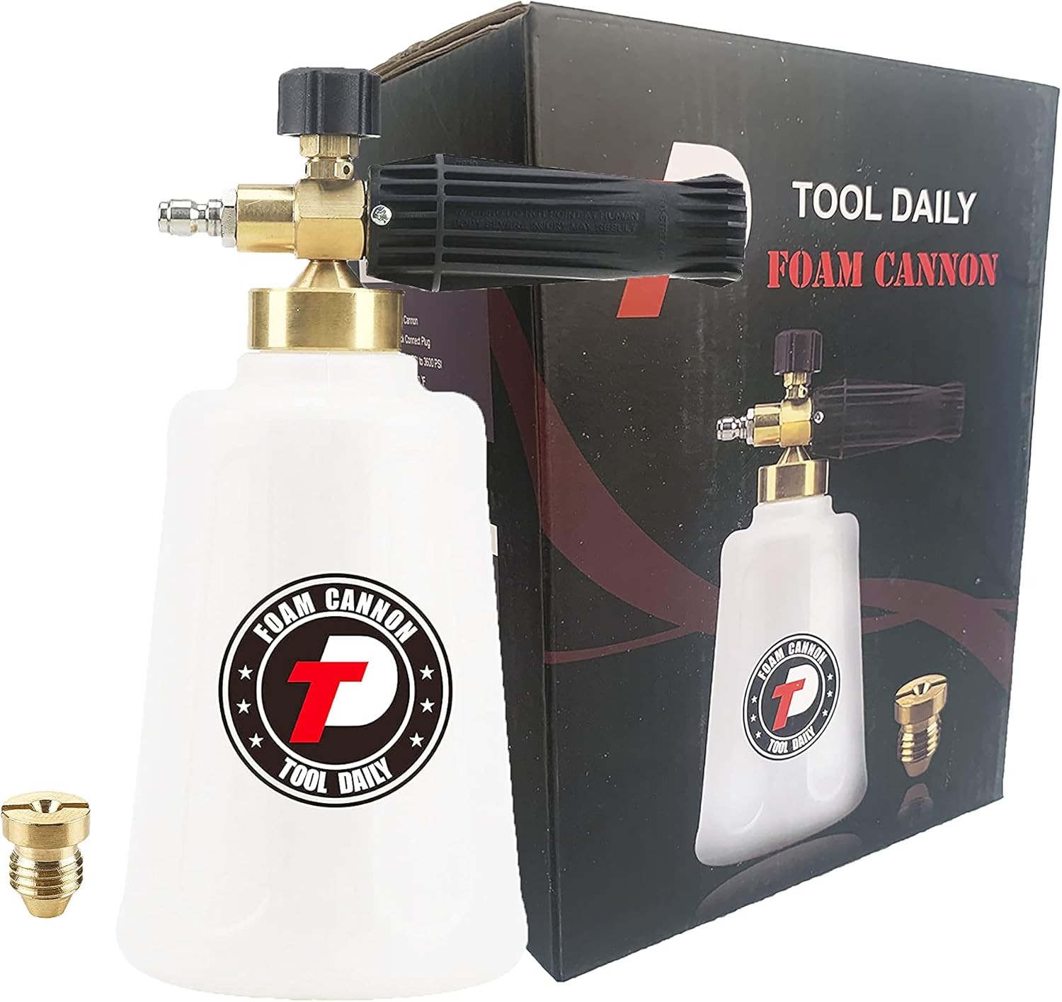 Pressure Washer Foam Cannon for Car Wash, Snow Foam Lance, Additional