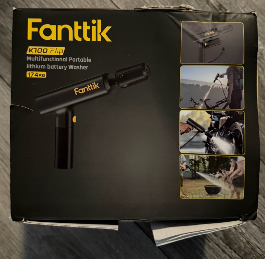 Fanttik K100 Electric Cordless Sprayer and Pressure Washer, Foldable