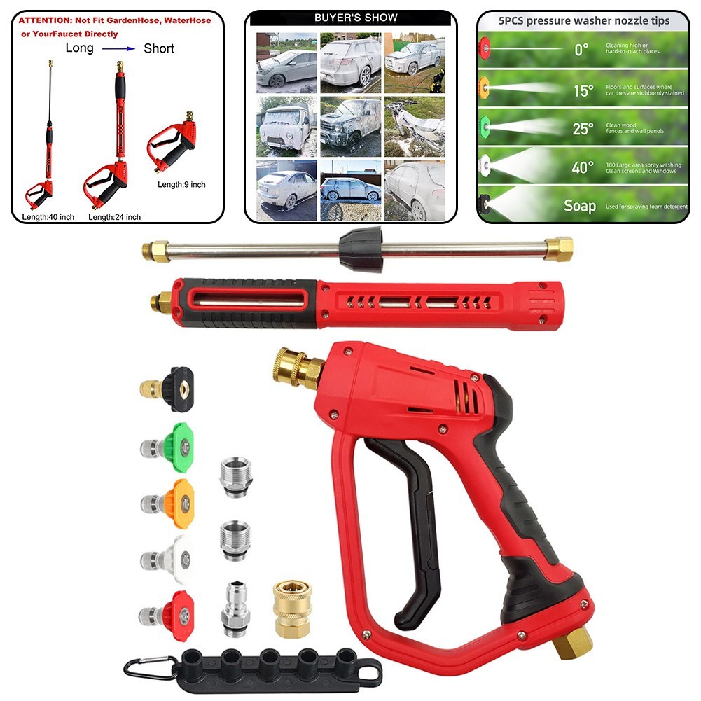Wide Compatibility with Most Pressure Washers for Various Cleaning Tasks