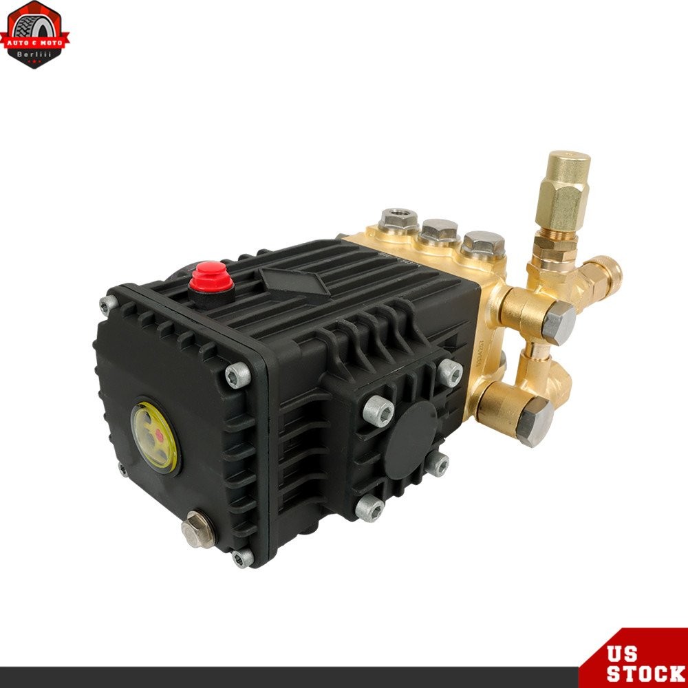 Professional 3600 PSI 4.9 GPM Pressure Washer Pump 24mm Solid Shaft Belt Drive