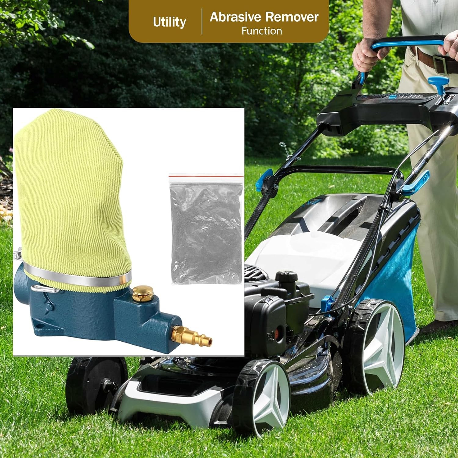 Electric Pneumatic Spark Plug Cleaner Air Sand Blaster Tool Car Spark Plug