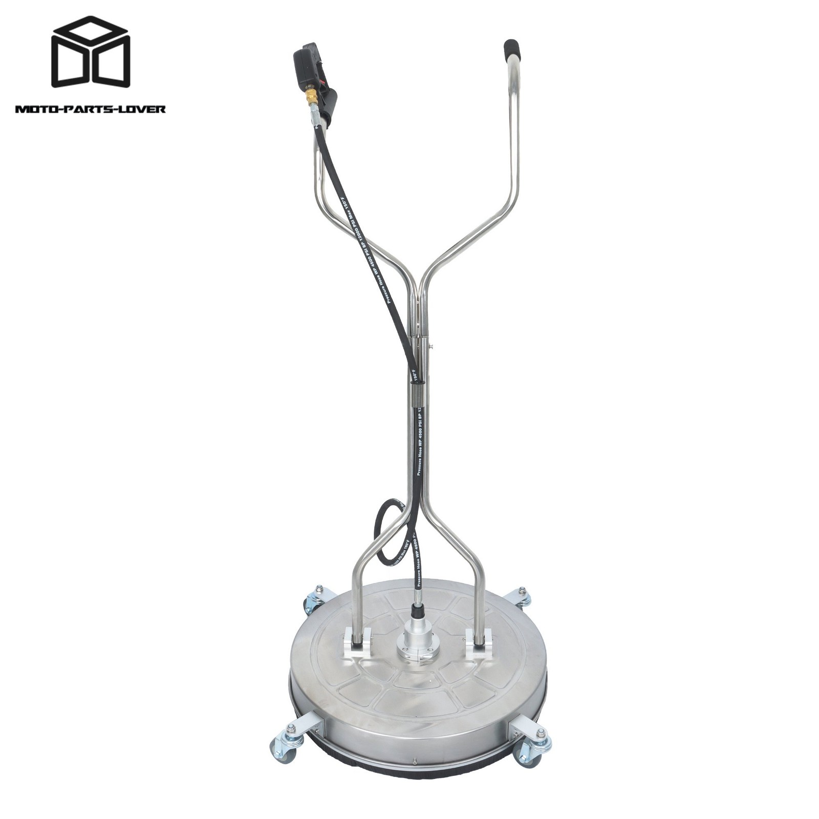 24 Inch Pressure Washer Surface Cleaner w/ Handles & Wheels Quick Connect