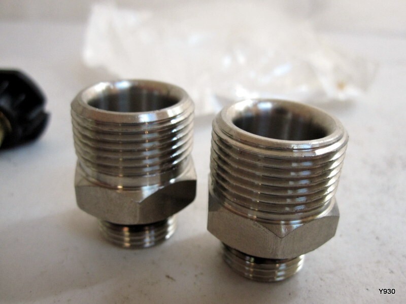 1/4″ Stainless Steel Quick Connect Spray Nozzle 7 Piece Kit