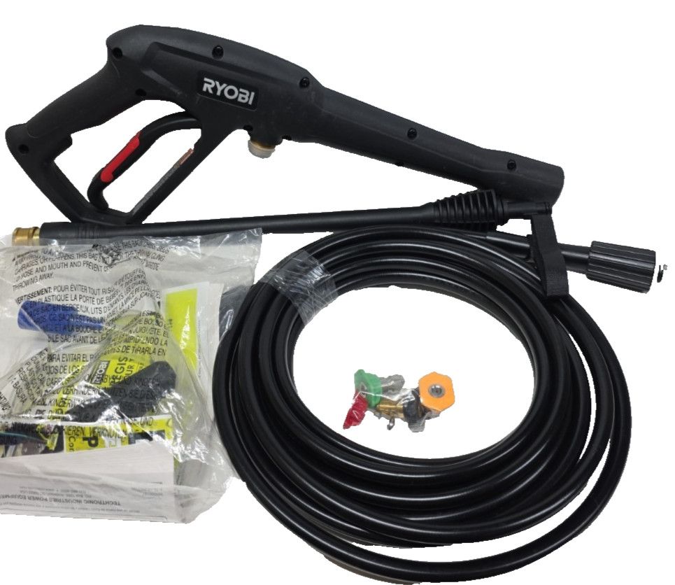 Ryobi Pressure Washer Gun and Wand Set INCLUDES GUN, WAND, TIPS, ACCESSORIES