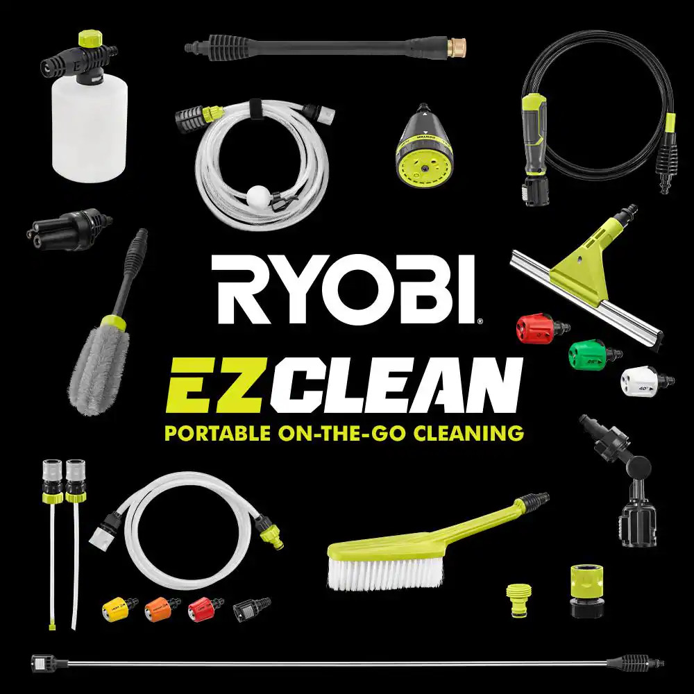 40V HP Brushless Ezclean 600 PSI 0.7 GPM Cordless Battery Cold Water Power Clean