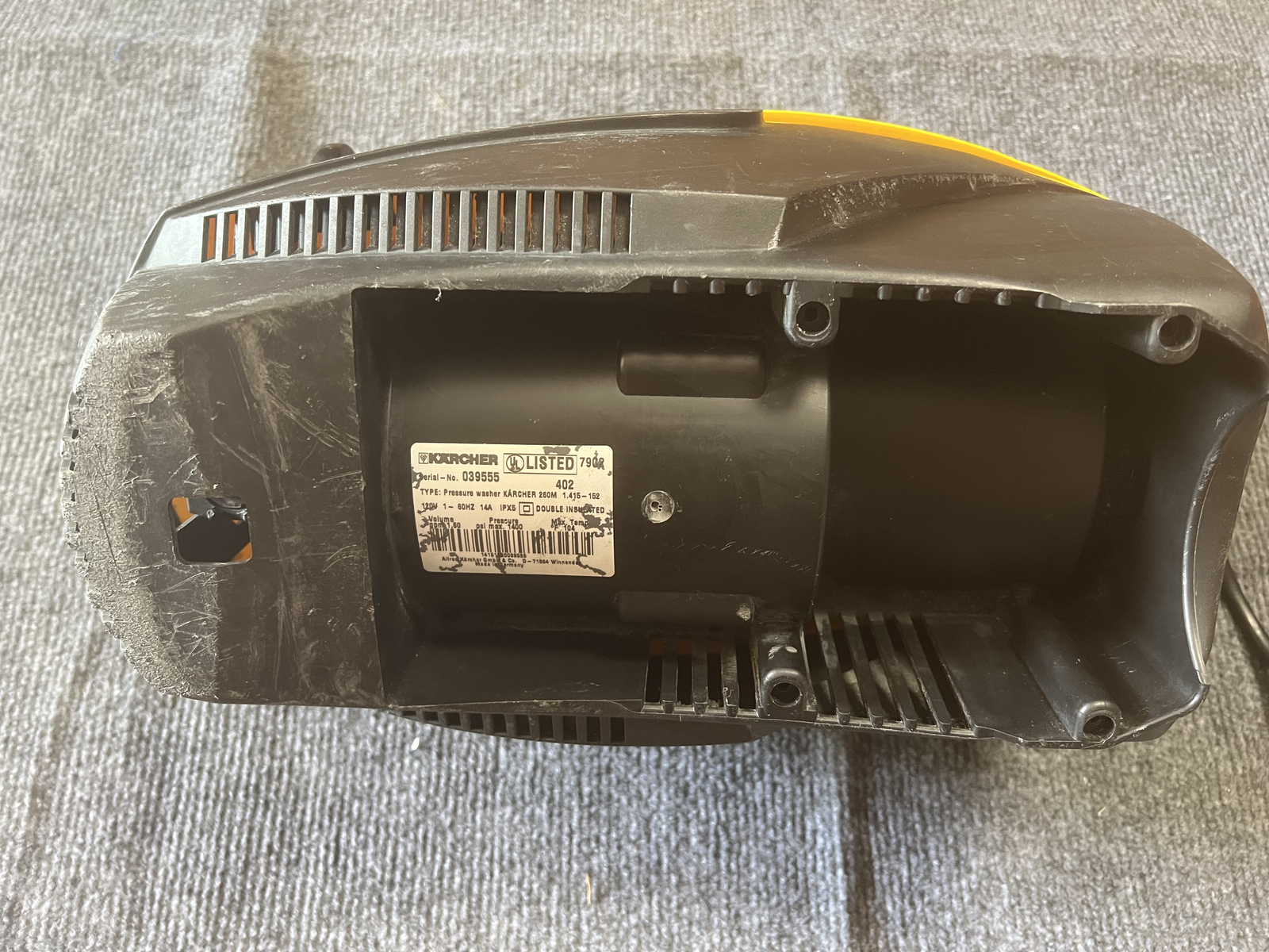 Used Karcher Pressure Washer As Parts 7902 120V 14A 1400Psi With Unoriginal Box