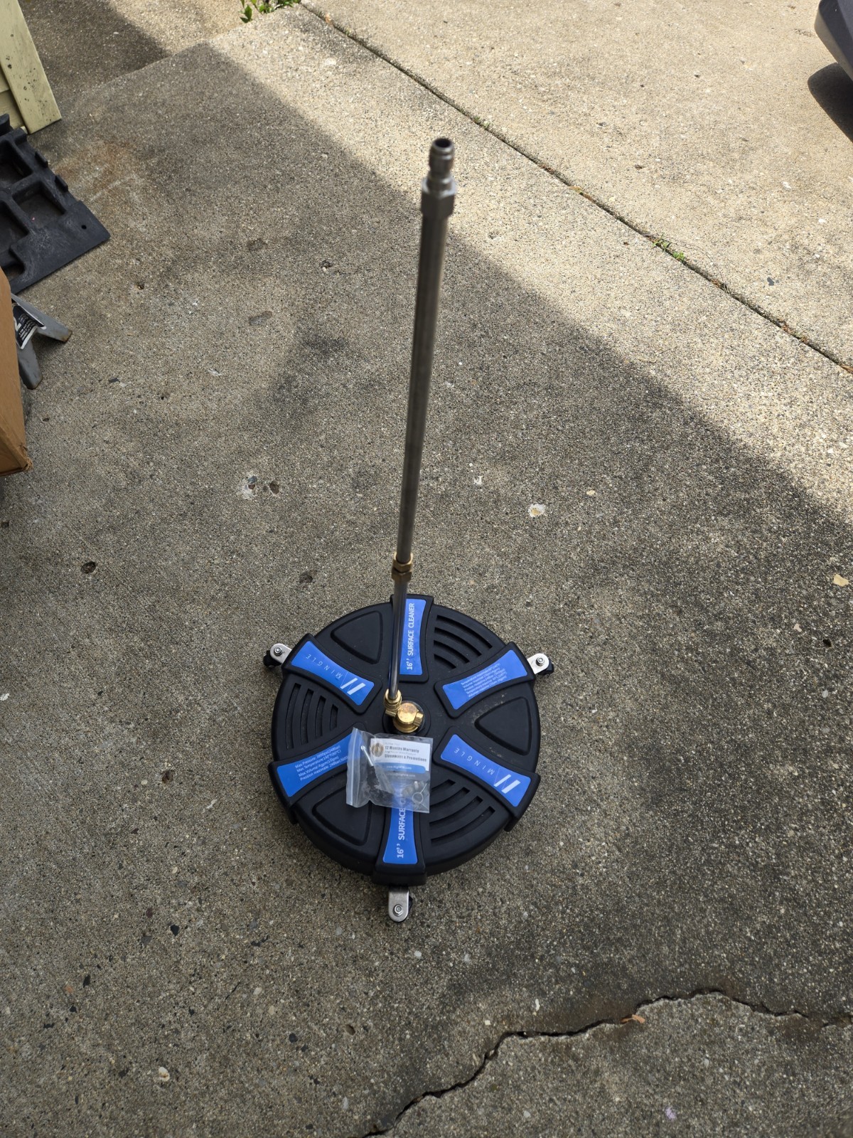 16-Inch Pressure Washer 3600 PSI Stainless Steel Frame Power Washer Accessory