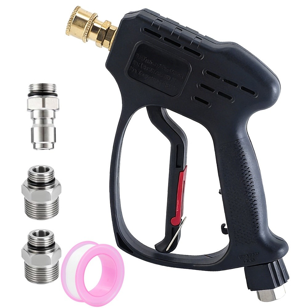 Pressure Washer Short Gun with Swivel 5000 PSI/10.5 GPM High Power Washer Gun…