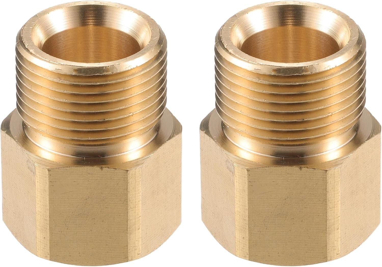 Brass Pressure Washer Connector G1/2″ to M22x1.5 – Universal Durable Adapter
