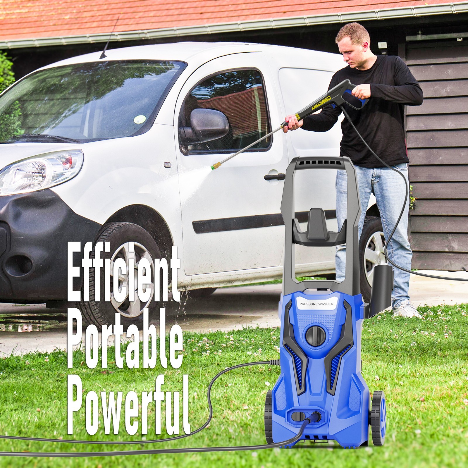 Electric Pressure Washer 4800 PSI 2.9 GPM Pressure Washer with 25 FT Hose