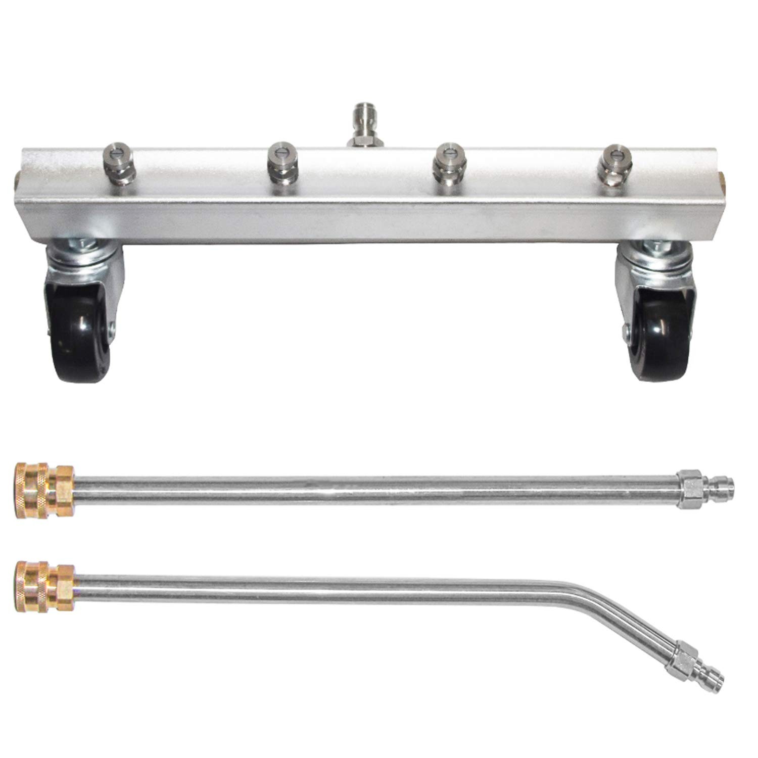 Pressure Washer Undercarriage Cleaner 13 Inch Extension Wand 45-Degree 4000 PSI