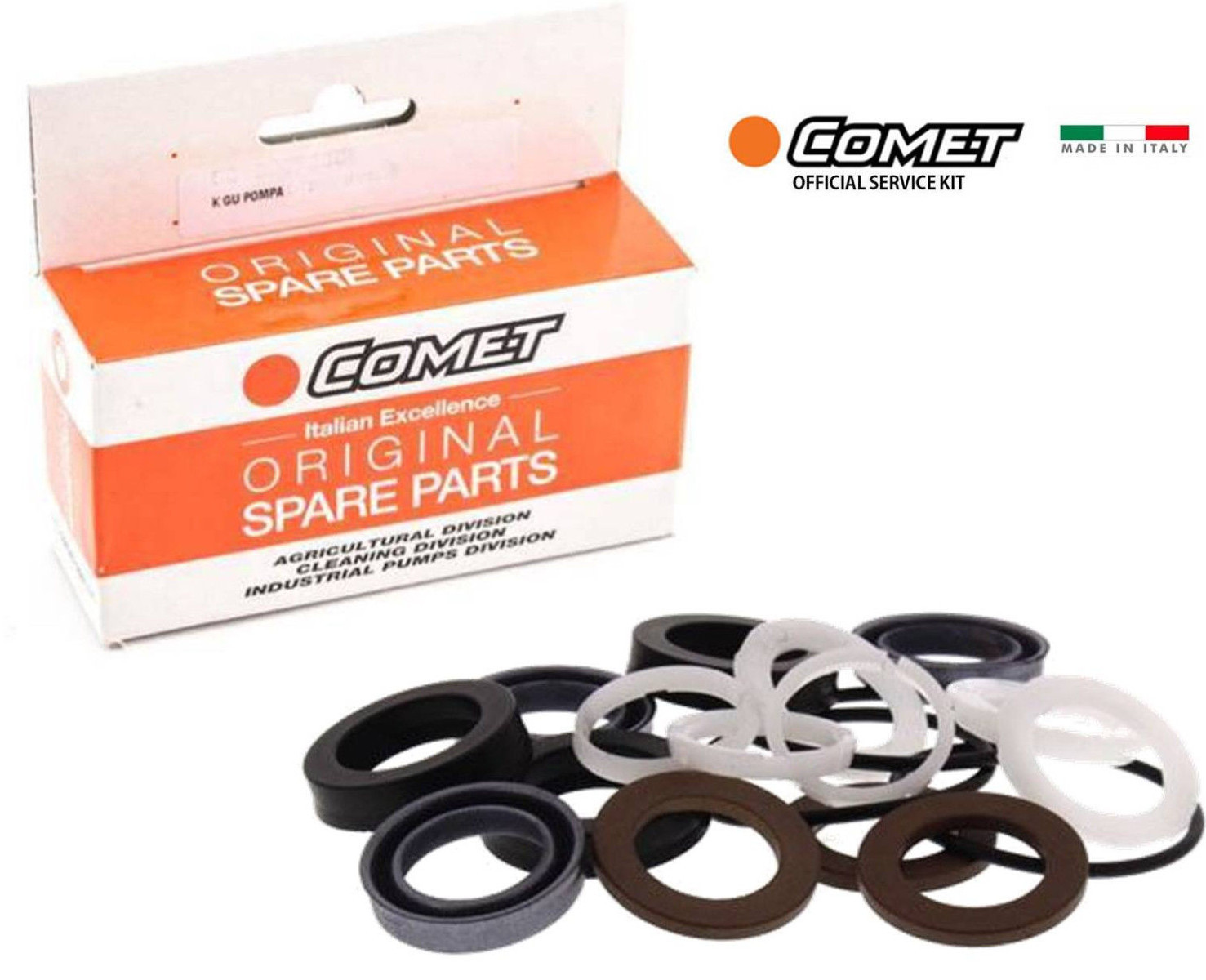 ORIGINAL Comet 5019.0645.00 GASKET KIT, 18mm, TW Series Pumps, OEM 5019064500
