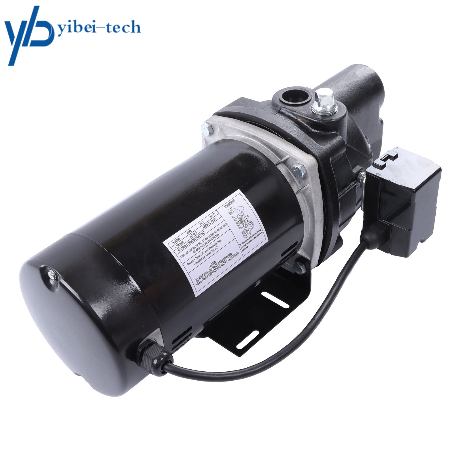 SWS75-3/4 HP Heavy Duty Cast Iron 115/230V Shallow Jet Well Pump – Up to 510GPH