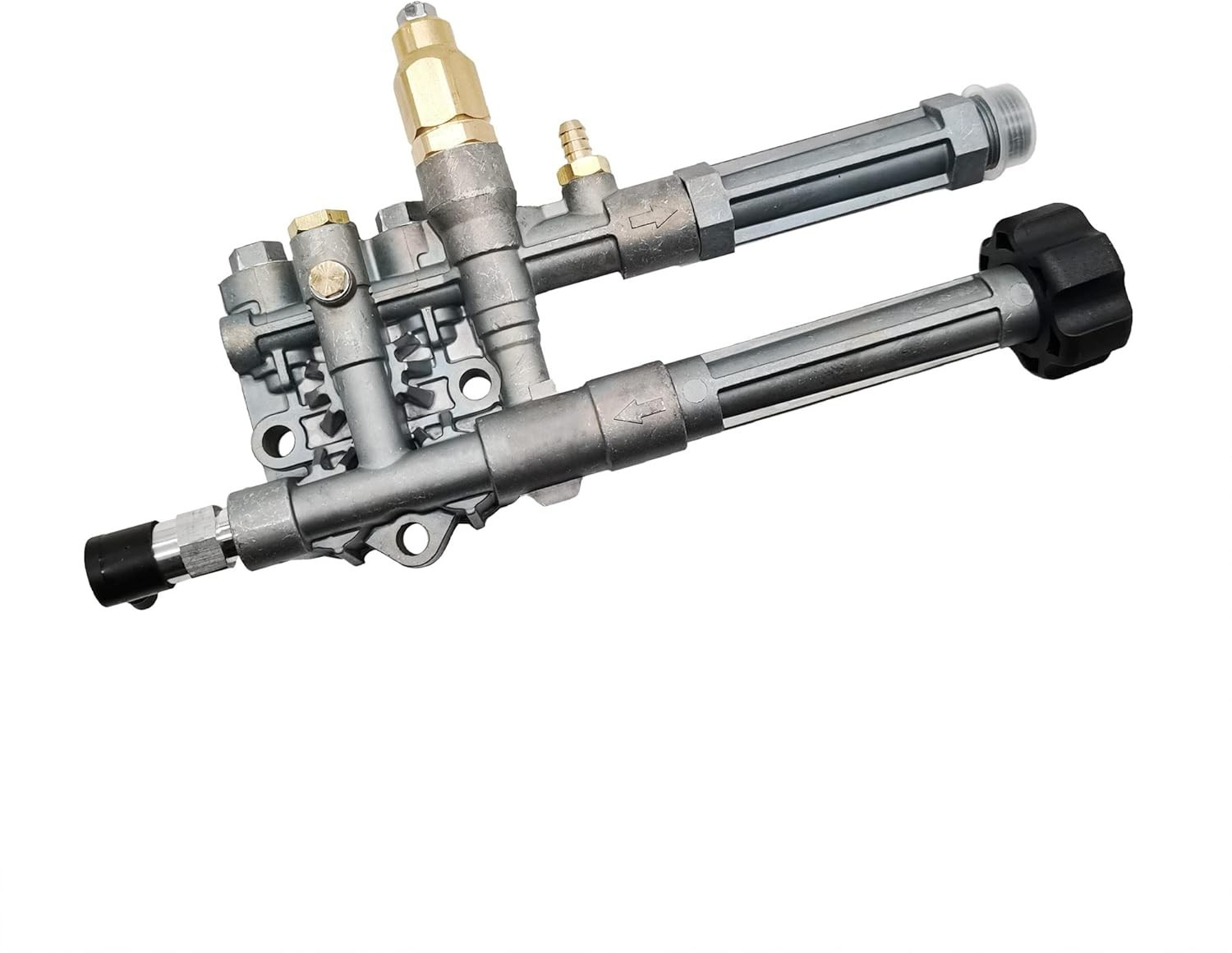 Compatible Pump Head Assembly for Pressure Washers – Aluminum, 2.2 GPM Flow