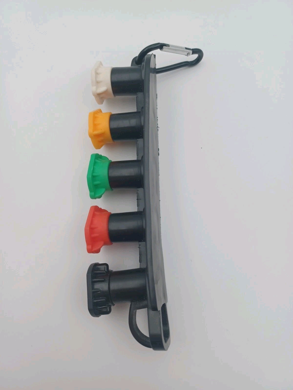 5‑Piece Pressure Washer Nozzle Set – 0°‑40° Tips + Soap Nozzle w/ Holder & Hook