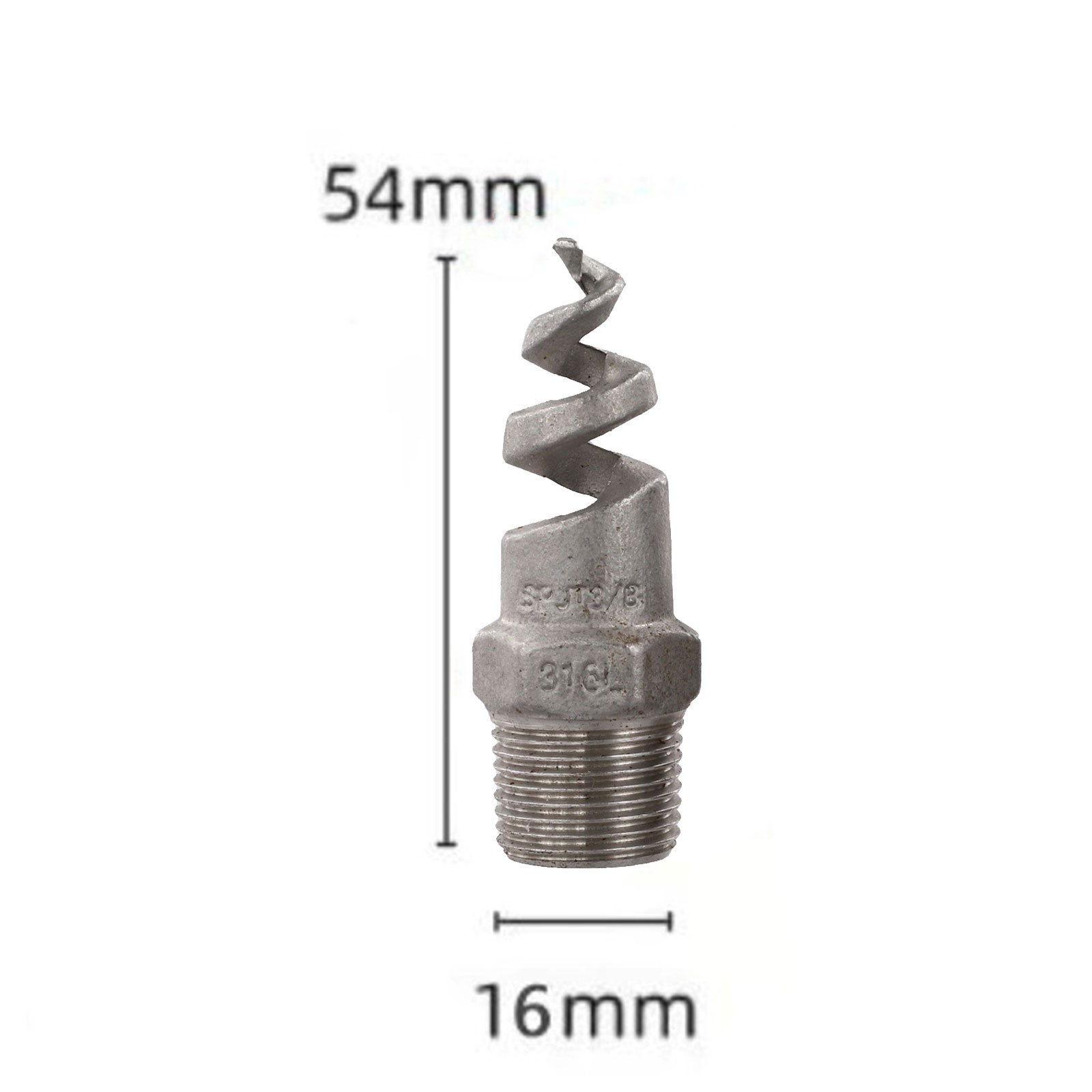 2pcs stainless steel nozzles for pre painting and high pressure cleaning