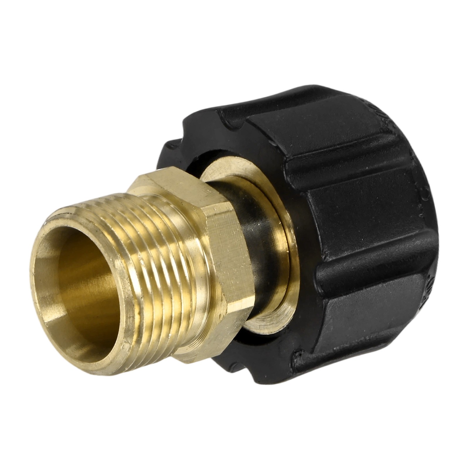 1-Pack M22 14mm Female to M22 15mm Male Thread Pressure Washer Fittings