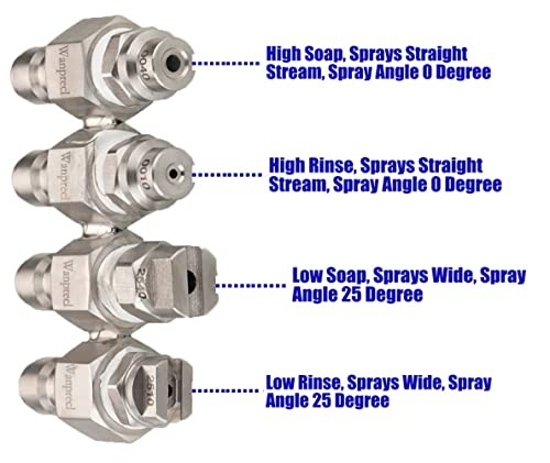 Jrod Pressure Washer Nozzles Set Up To 4000 Psi | 4 Gpm Pressure Washe