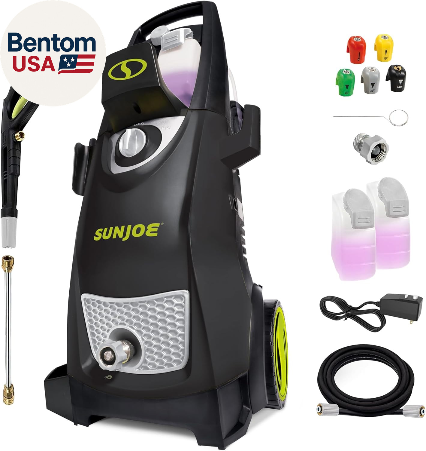 Electric Pressure Power Washer, Heavy-Duty 2500 Max PSI (2030 PSI PWMA Rated) –