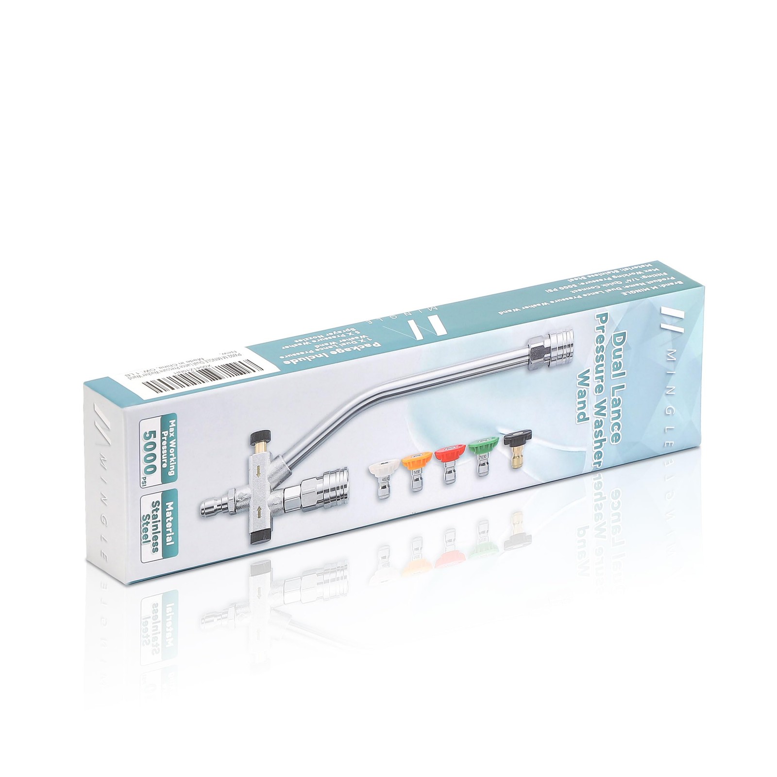 Dual Lance Pressure Washer Wand for Foam Cannon