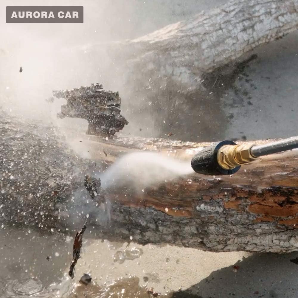 Powerful 4000 PSI Turbo Nozzle with 1/4” Quick Connect for Superior Cleaning