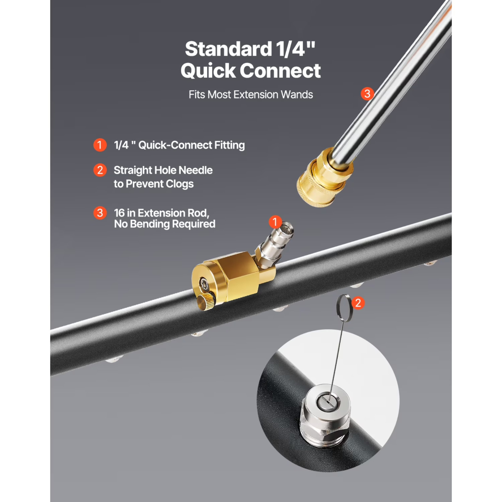 16″ Undercarriage Pressure Washer, Stainless Steel Pressure Surface Cleaner