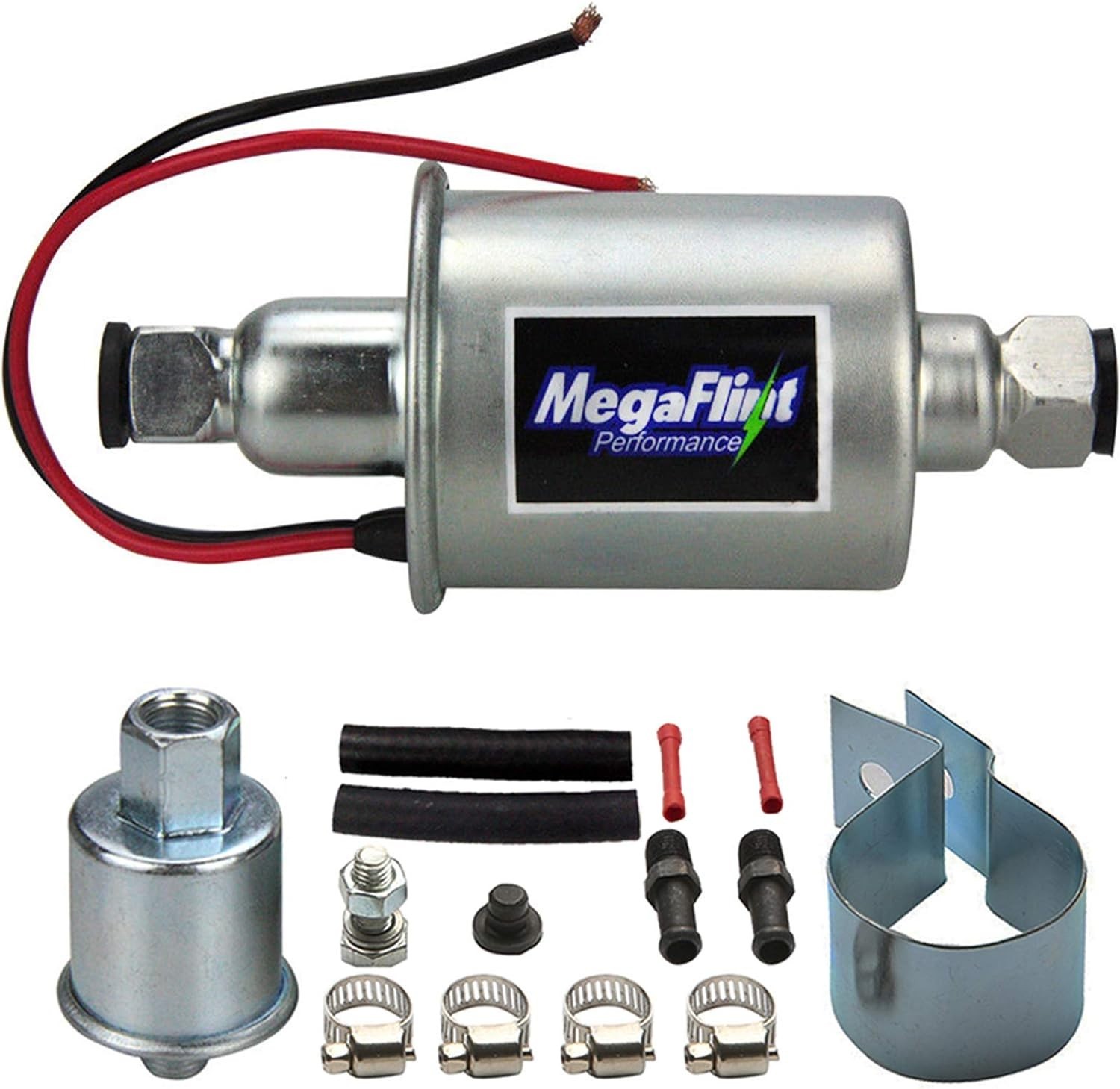 Electric Inline Fuel Pump Low Pressure for Carburetor Universal 5-9 psi 12 volt