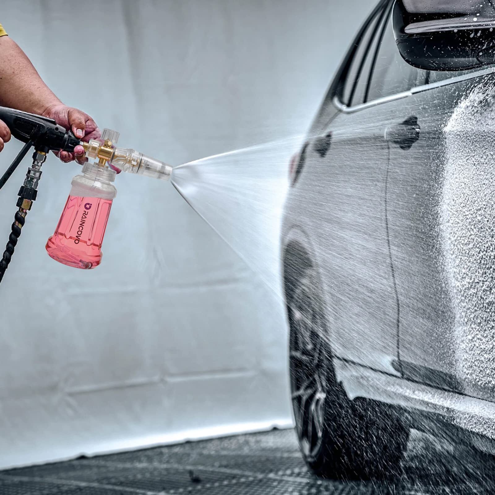 Raincovo Foam Cannon for Pressure Washer Snow Clear Foam Cannon for Car Wash …