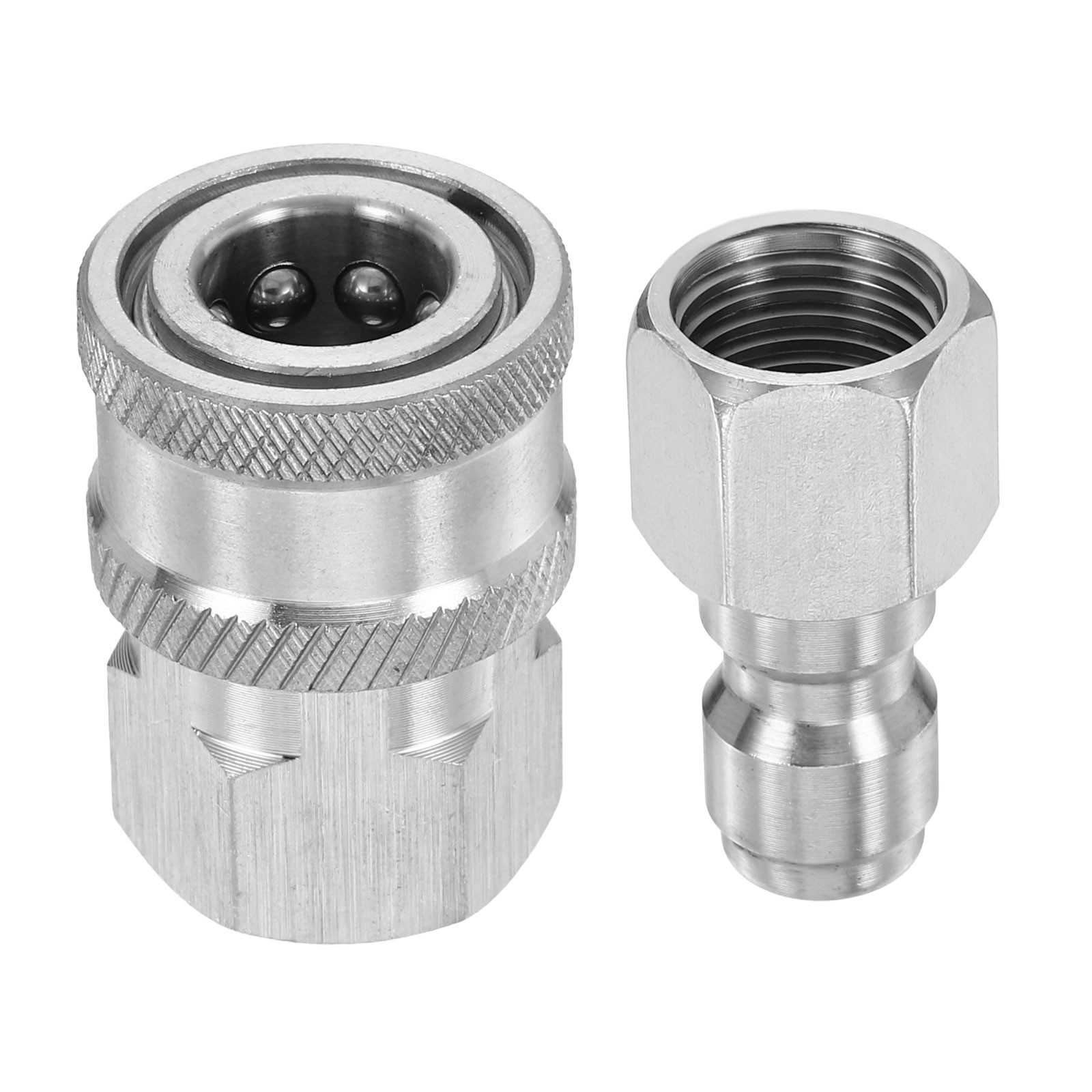 Pressure Washer Adapter, 1/4″ NPT Female Stainless Steel Fittings Kit