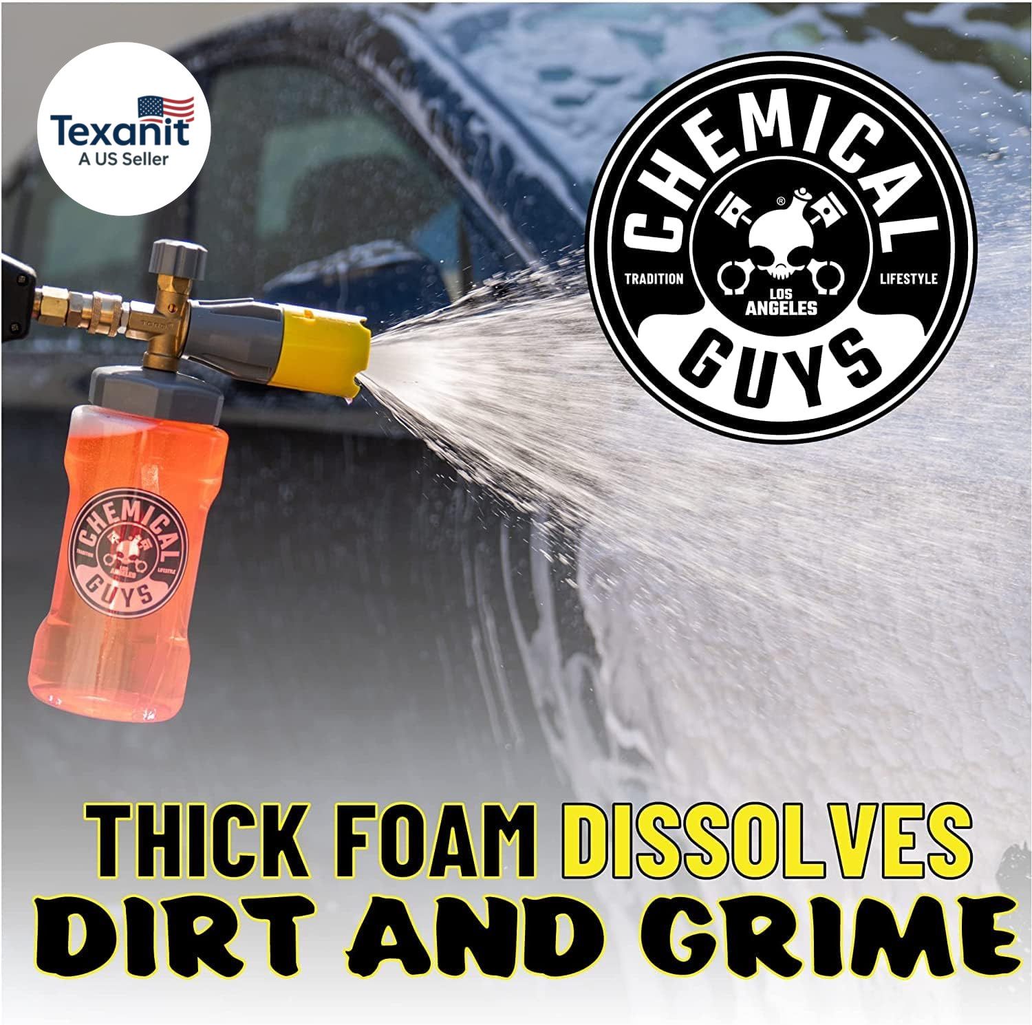 Big Mouth Max Release Foam Cannon – Foam Cannon for Pressure Washer for Car Wash