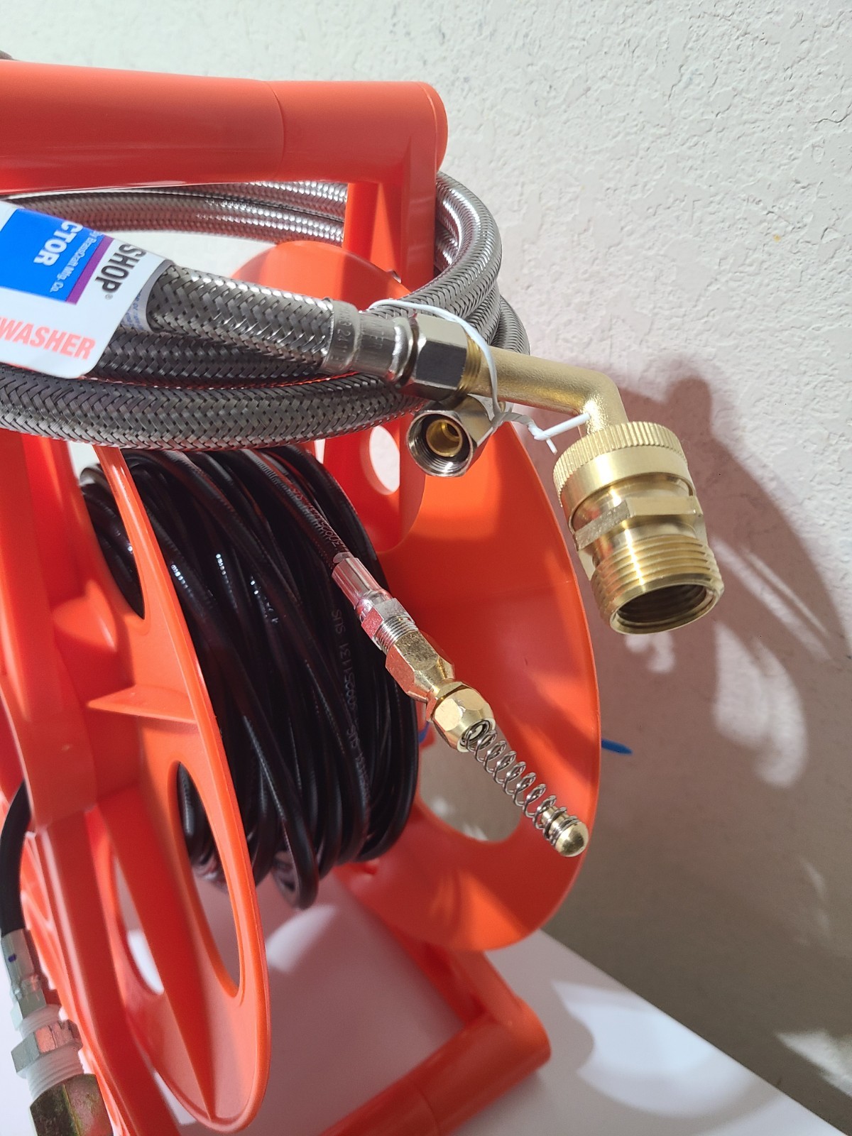Already Assembled – Sewer Jetter Kit for Pressure Washer 50ft 1/8In. Easy in/out
