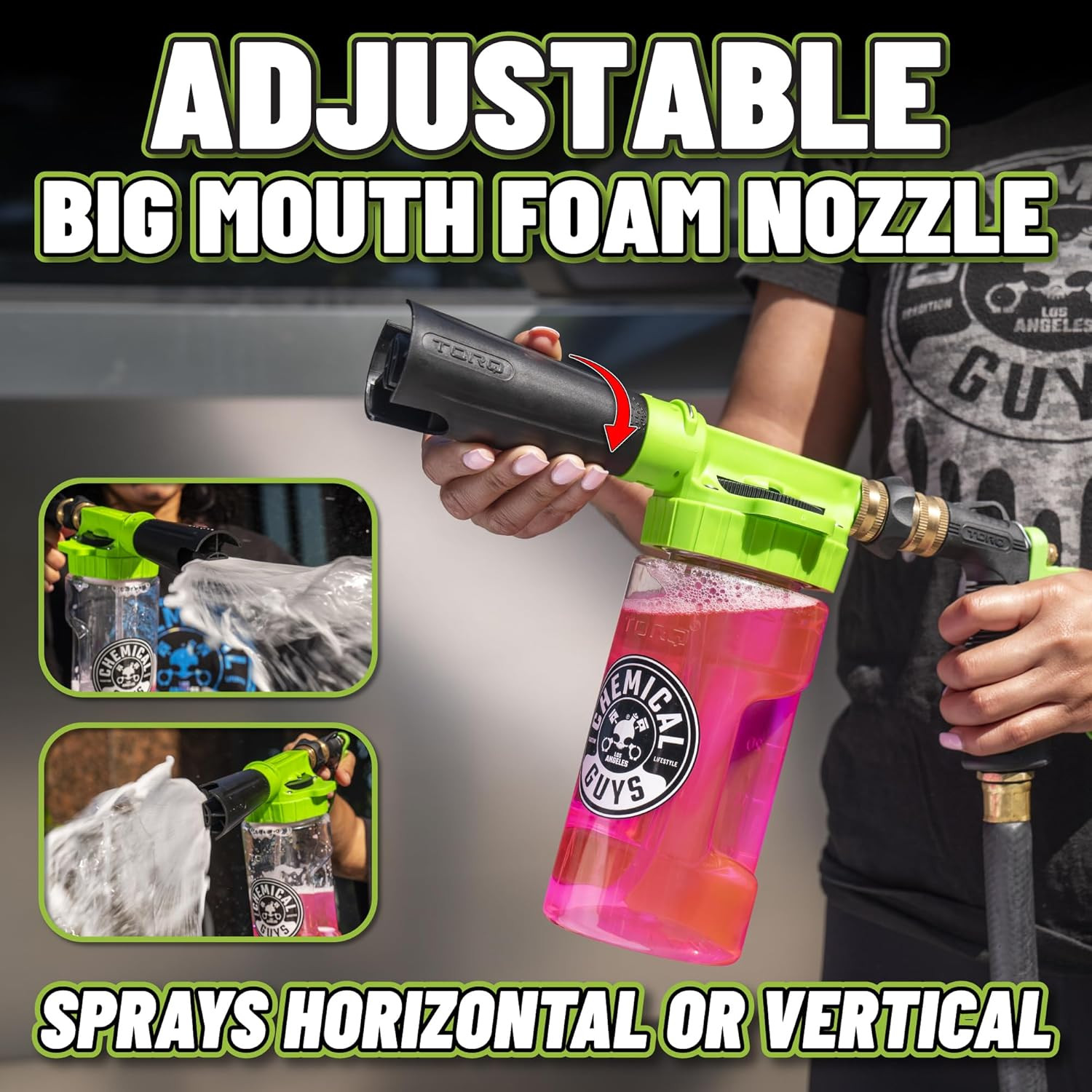 TORQ Foam Blaster 6 – Foam Cannon Garden Hose Attachment, Easy to Use, Sprays Th