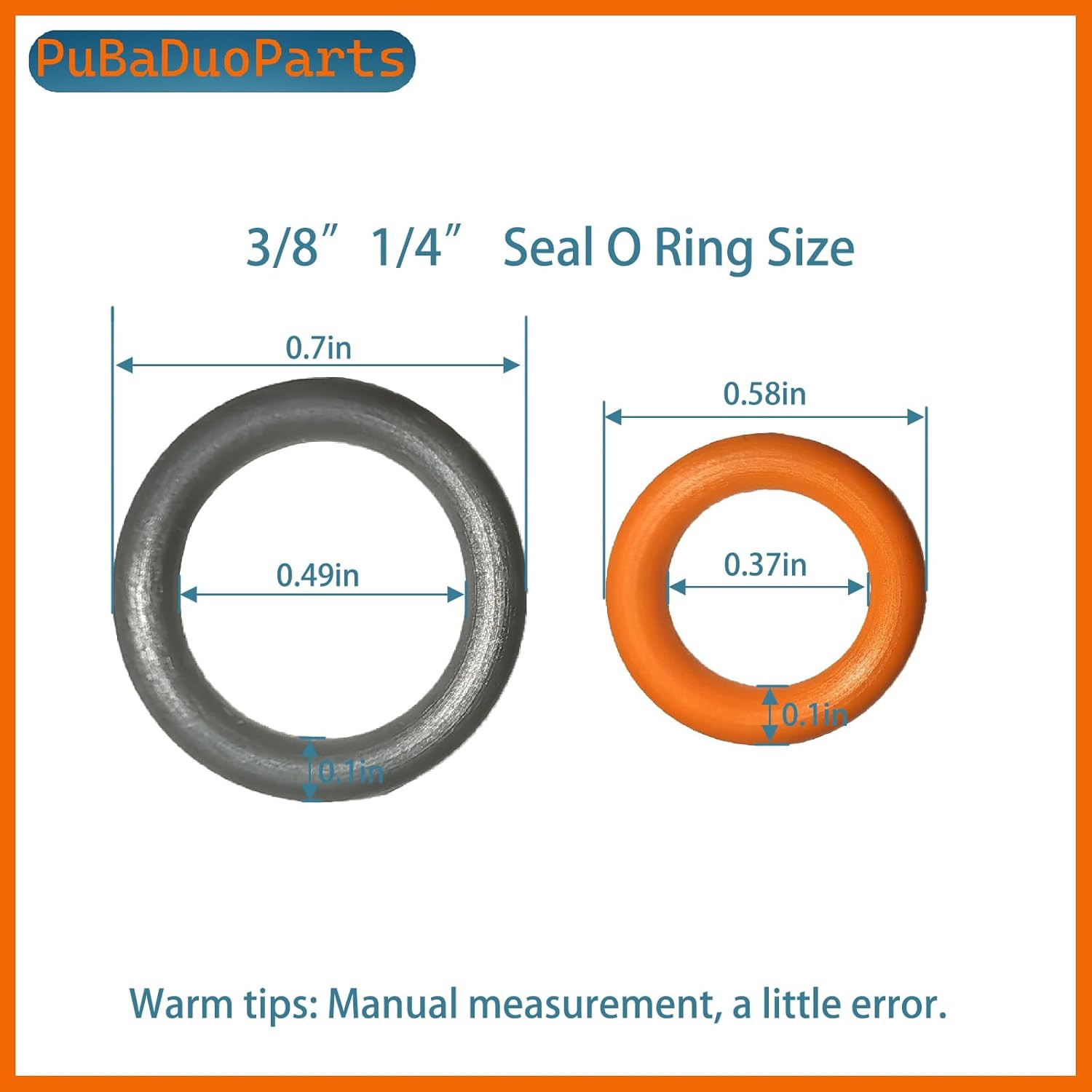 1/4″ 3/8” Pressure Washer Quick Connect Colored O-Rings Kits Compatible with M2