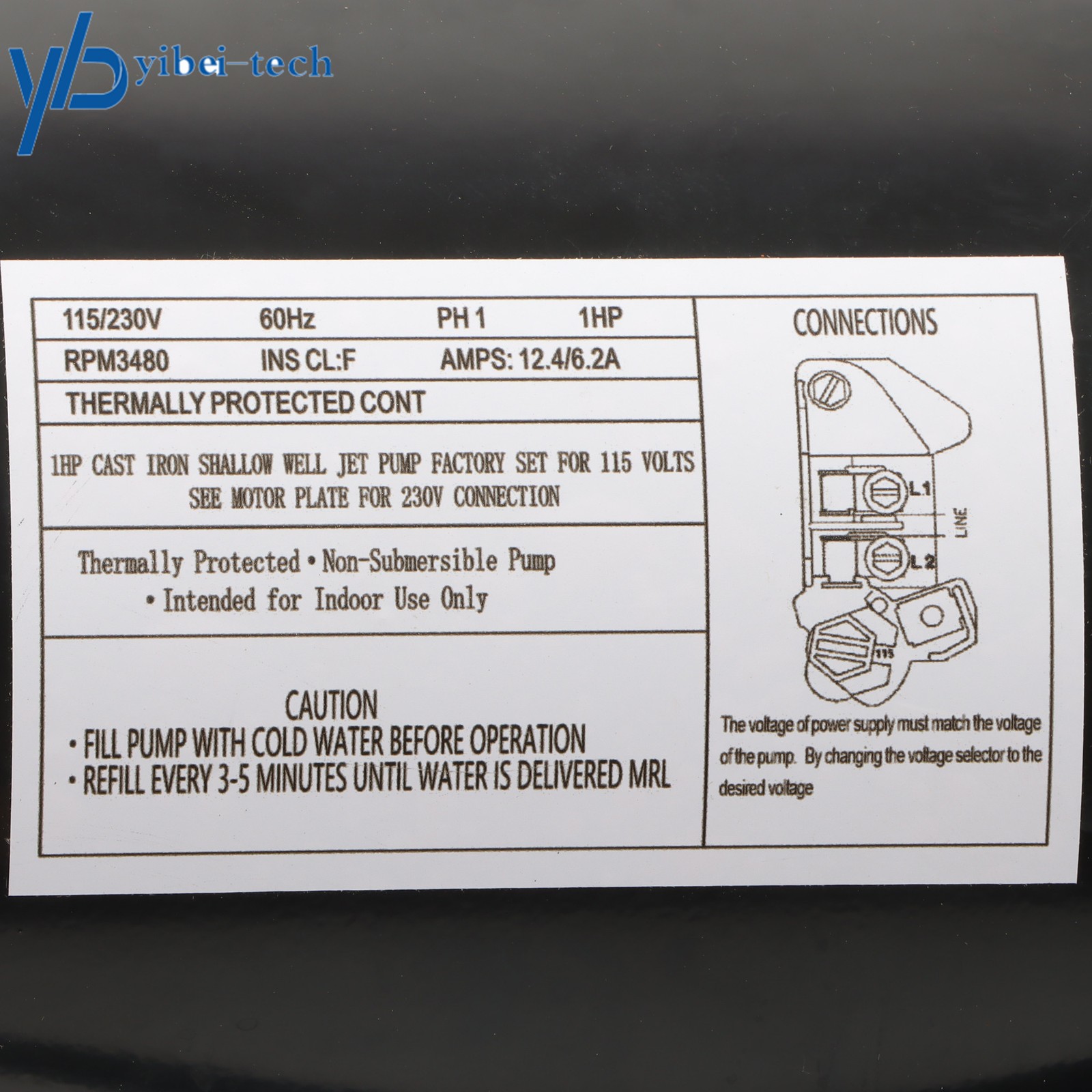 Cast Iron SWS100 1 HP 510 GPH Shallow Well Jet Pump for Wells up to 25 ft